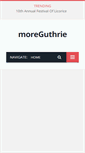 Mobile Screenshot of moreguthrie.com